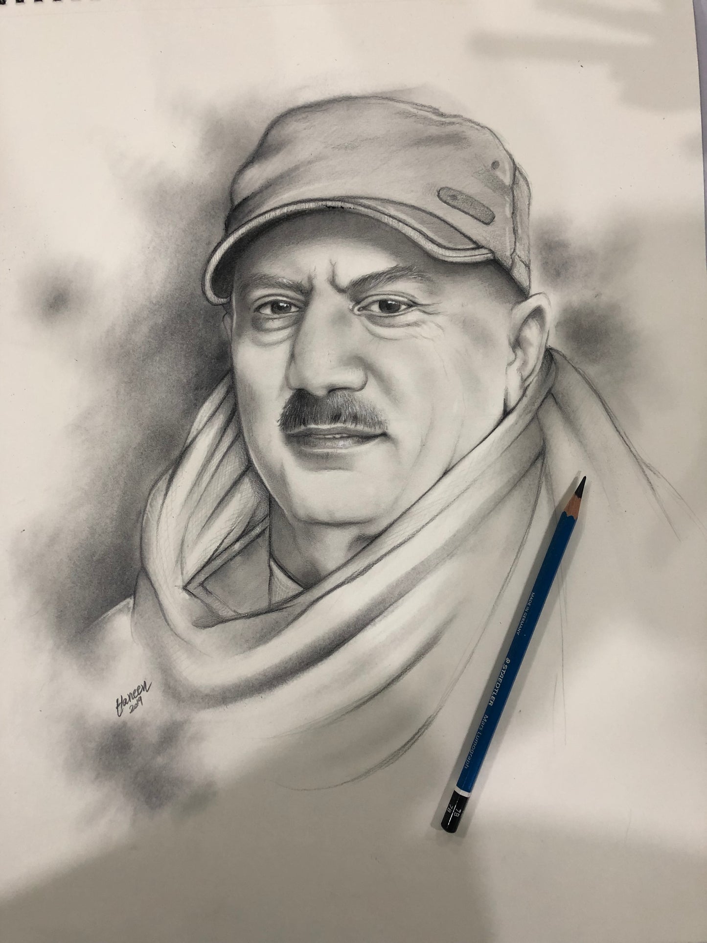 اساسيات البورتريه بقلم الرصاص
