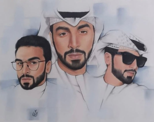 لطلب رسم بورتريه شخصي باستل ,رصاص، زيتي